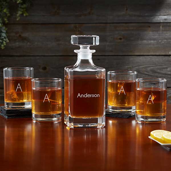 Classic Celebrations Personalized Whiskey Decanter