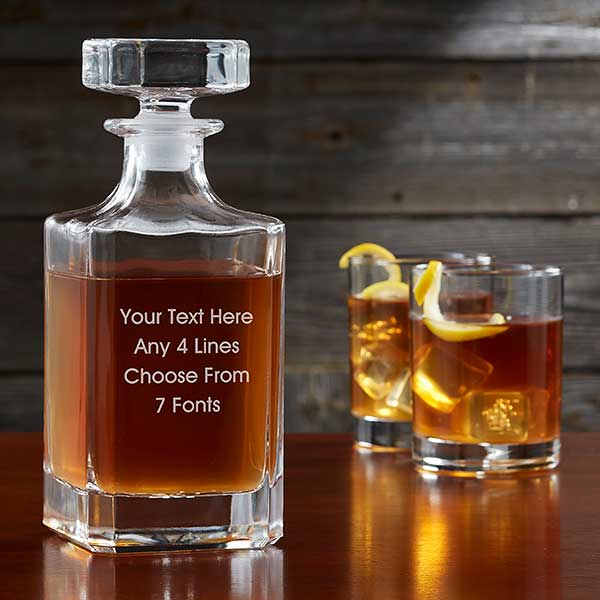 The Personalized Red Sox Decanter Set