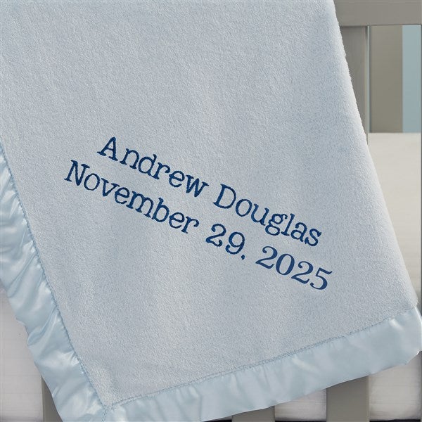 Personalized Custom Embroidered Baby Blankets - 24795