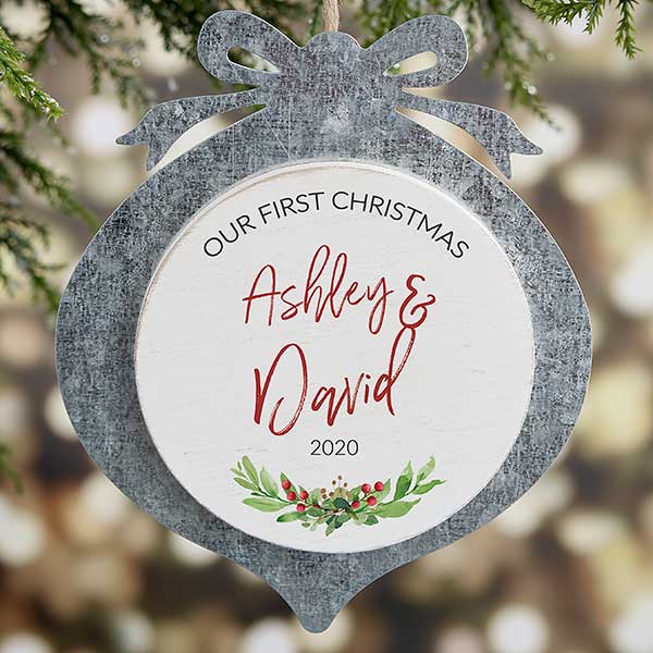 1st christmas married ornament