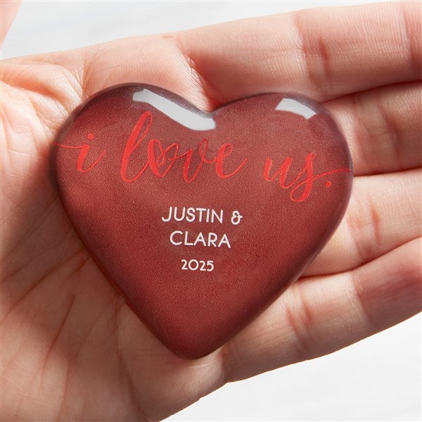 I Love Us Personalized Mini Heart Keepsake - 25248