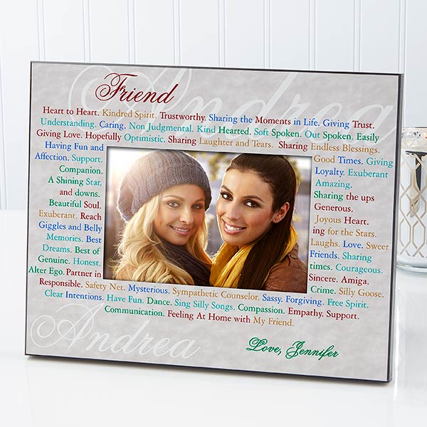 Personalized Friends Photo Frame - Expressions of Friendship