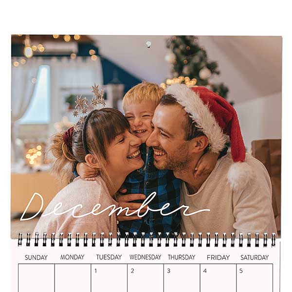 Handlettered Photo Wall Calendar - 25757