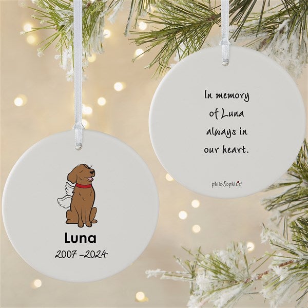 Personalized Golden Retriever Memorial Ornaments by philoSophie's - 25778