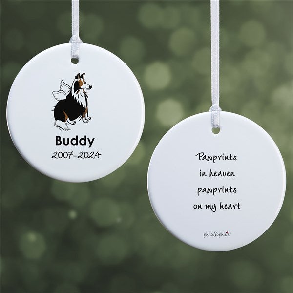 Personalized Collie Memorial Ornaments by philoSophie's - 25779