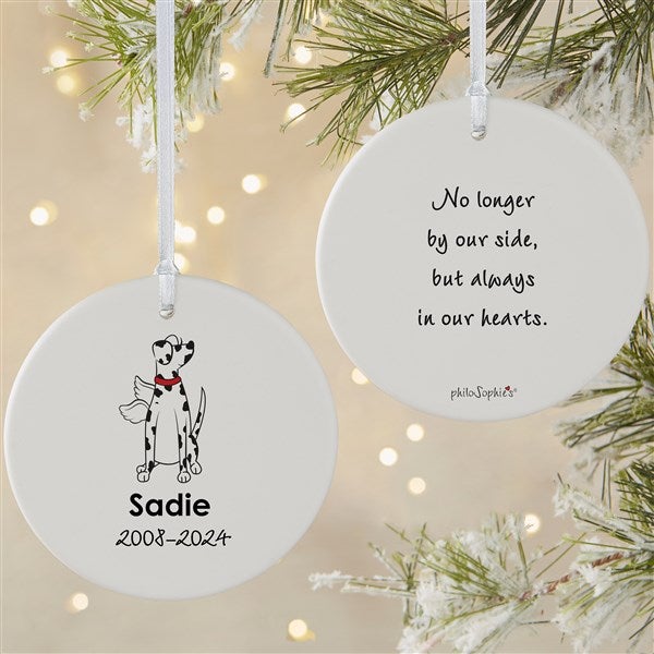 Personalized Dalmatian Memorial Ornaments by philoSophie's - 25780