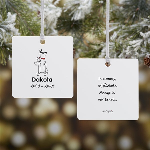 Personalized Great Dane Memorial Ornaments by philoSophie's - 25793