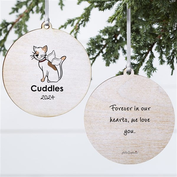 Personalized Cat Memorial Ornaments by philoSophie's - 25796