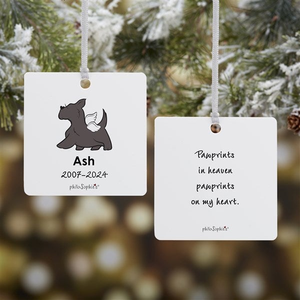 Personalized Scottie Dog Memorial Ornaments by philoSophie's - 25797