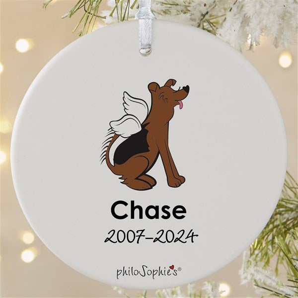 Personalized Shepard Dog Memorial Ornaments by philoSophie's - 25798