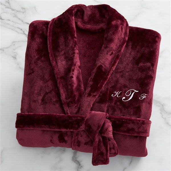 Personalized Luxury Fleece Bath Robes - 25874