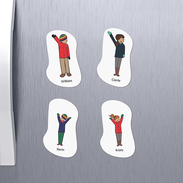 philoSophie's Winter Character Collection Personalized Magnets - 26079