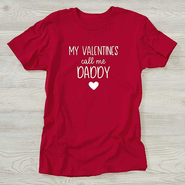 My Valentine Personalized Mens Shirts