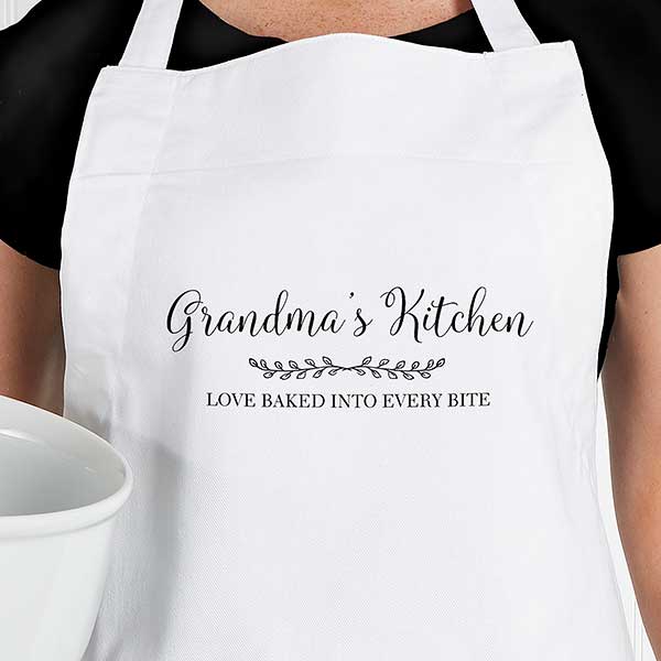 Grandma's Kitchen Where Memories Are Made - Gift For Mom, Gift For Grandma  - Personalized Apron