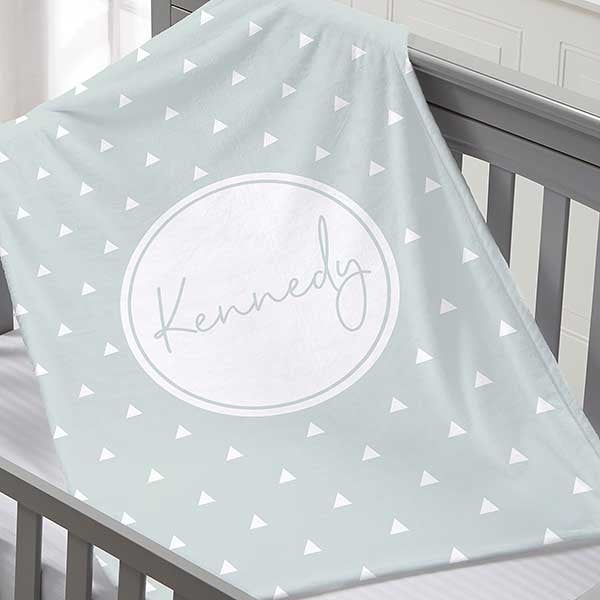 Simple & Sweet Personalized Baby Blankets - 26206