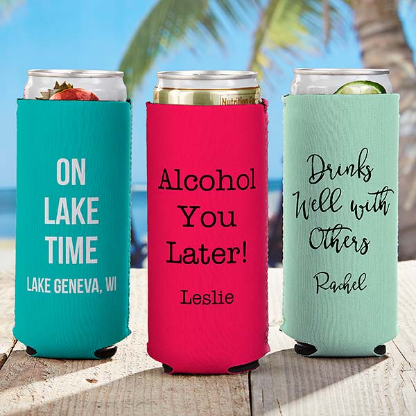 Expressions Write Your Own Personalized Slim Can Holder
