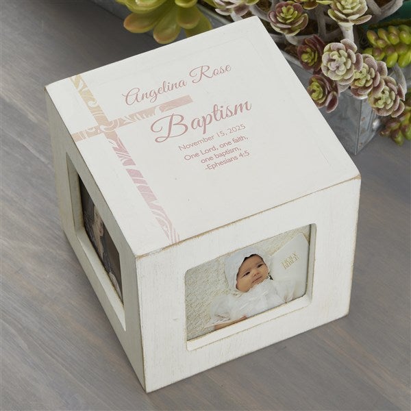 Personalized Baptism Photo Cubes - 26233