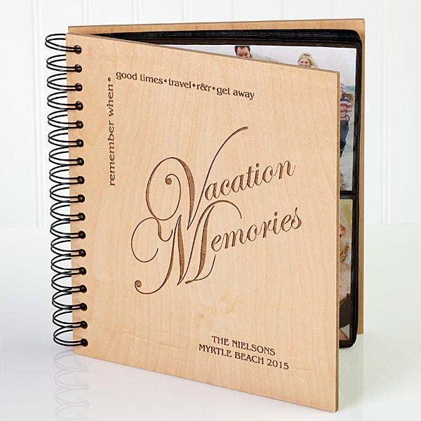 2651   Vacation Memories Wood Photo Album 