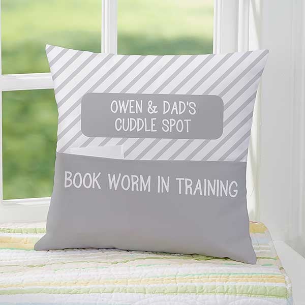Personalized Kids Pocket Pillow - Book Pillow - 26537