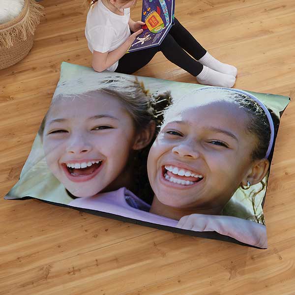 Personalized Kids Photo Floor Pillows - 26556