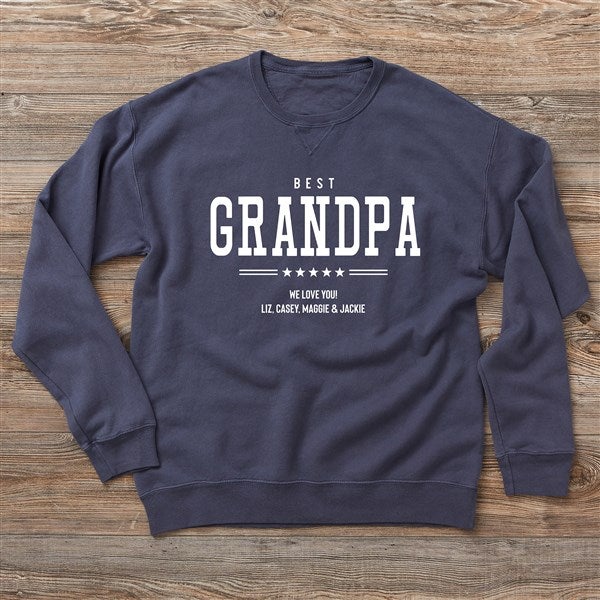 Five Star Grandpa Personalized Men's Sweatshirts - 26601