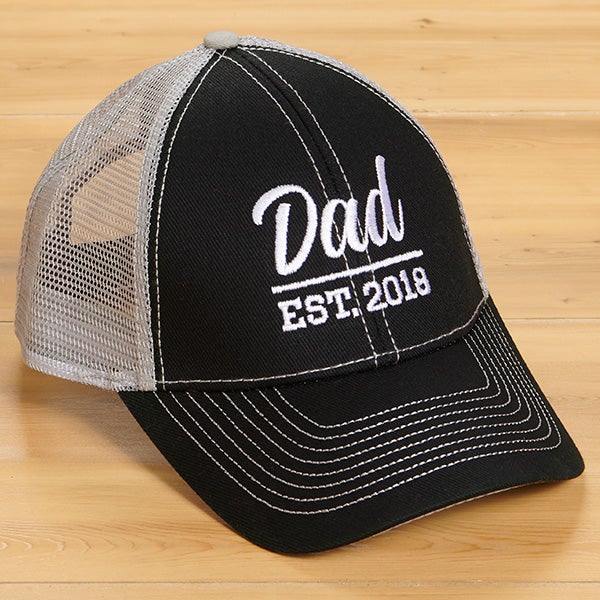 Established Dad Custom Embroidered Baseball Caps - 26638
