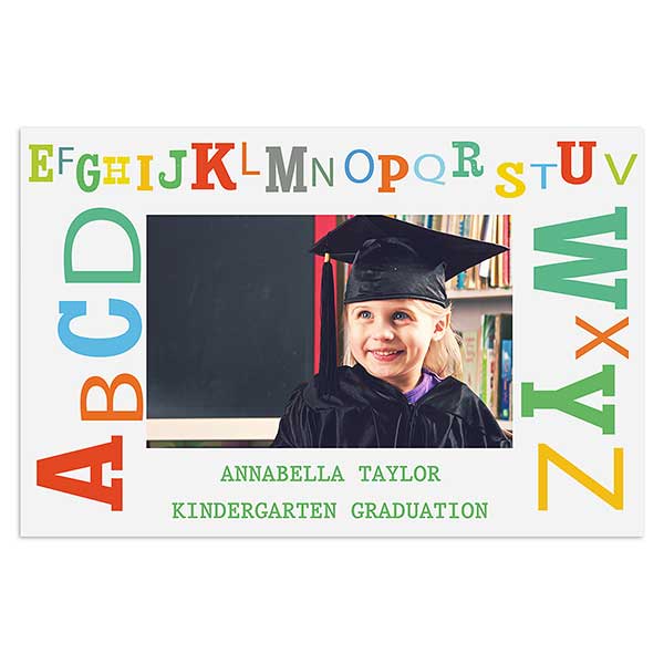 Graduation Alphabet Personalized Magnet Picture Frame - 26707