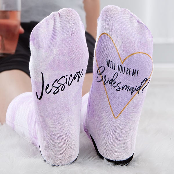 Bridesmaid socks outlet