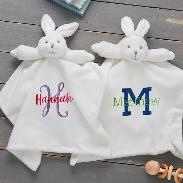 Personalised rabbit blanket new arrivals