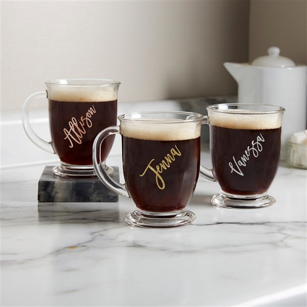 Glass Coffee Mugs 