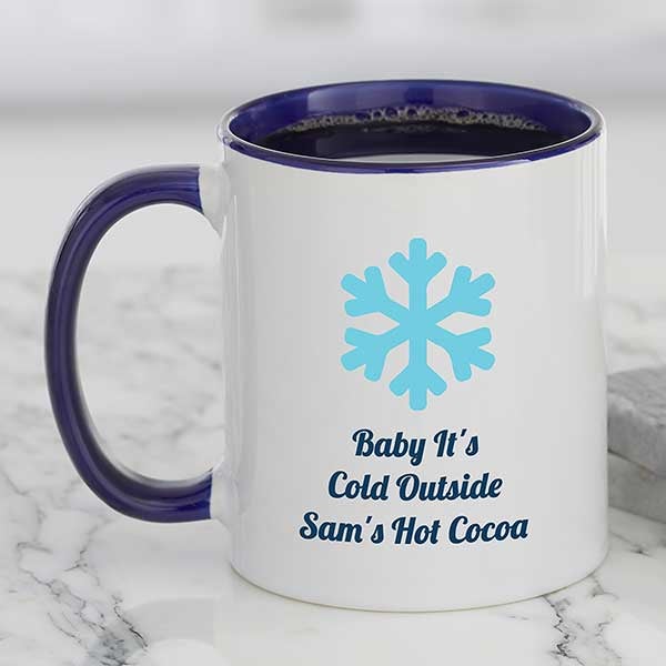 Personalized Christmas Icon Coffee Mugs - 27305