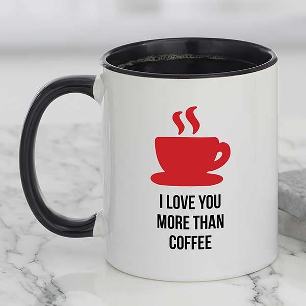 Valentine's Day Icon Personalized Coffee Mugs - 27317