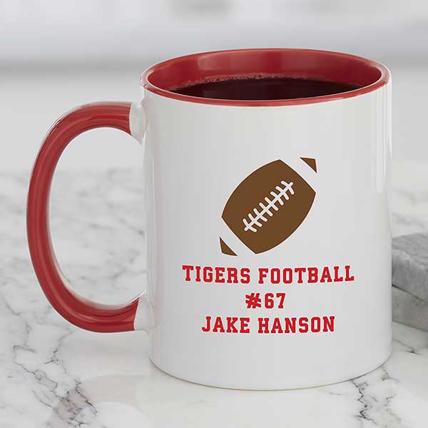 Sports Icon Personalized Coffee Mugs - 27320