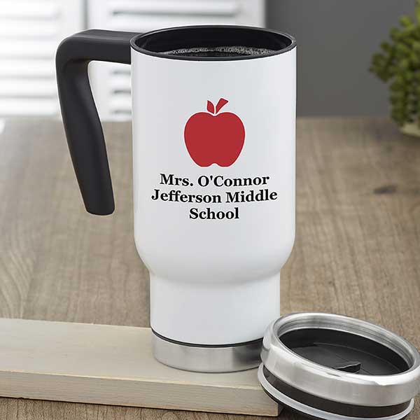 Your Own Words Travel Mug with Handle
