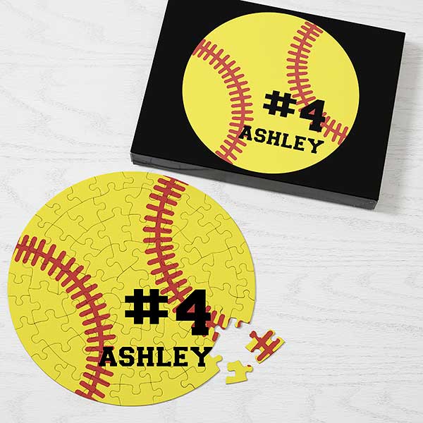 Personalized Softball Puzzles - 27373