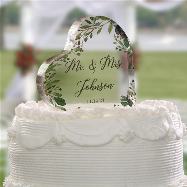  Just Married Cake Toppers Mr & Mrs Personalised