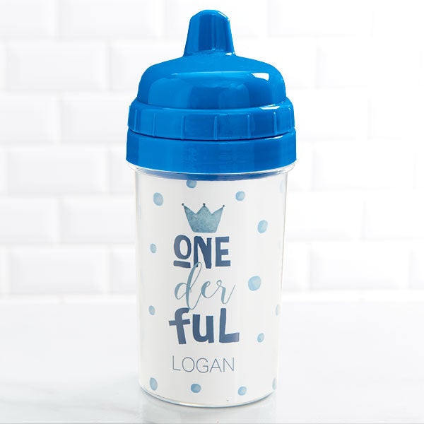 Onederful First Birthday Personalized Toddler 10oz Sippy Cup - 27637