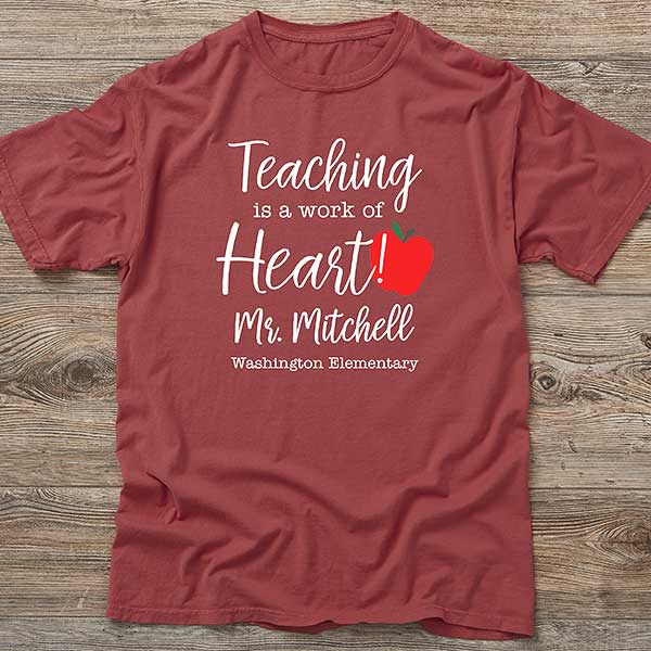 Inspiring Teacher Personalized Teacher Shirts - 27673