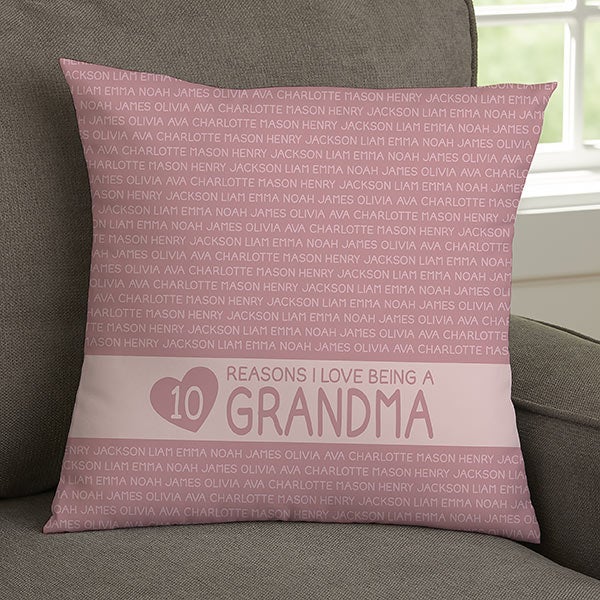 Reasons She Loves Being... Personalized Throw Pillows - 27757