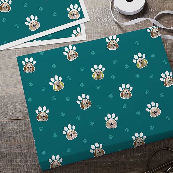 Paw Print - Dog Paw - Animal Paw Wrapping Paper
