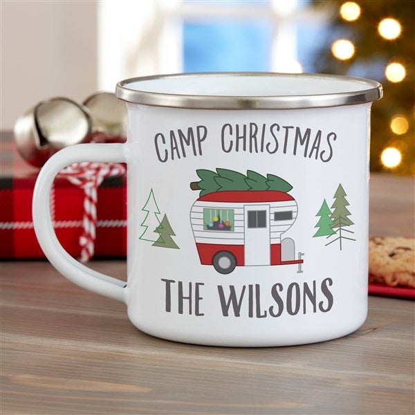 Happy Camper Personalized Camping Mug