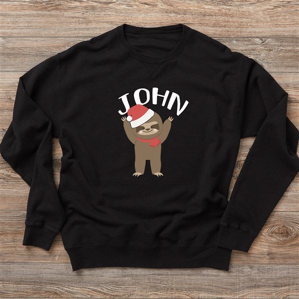 Holly Jolly Character Personalized Christmas Men's Sweatshirts - 27827