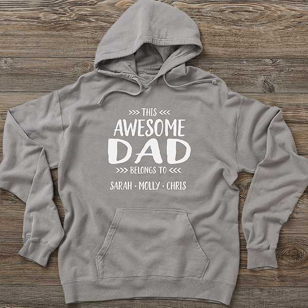 This Awesome Dad Belongs To Personalized Sweatshirts - 28124