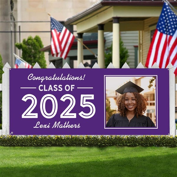 Graduating Class Of Personalized Photo Banner - 28261