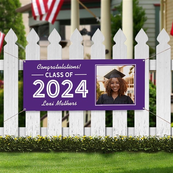 Graduating Class Of Personalized Photo Banner - 28261