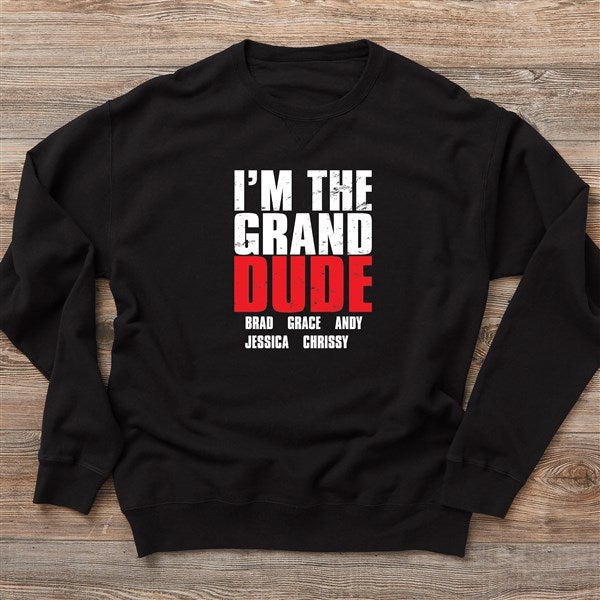 Granddude Personalized Grandpa Sweatshirts - 28280