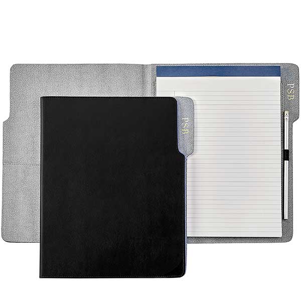 Premium Debossed Leather Padfolio