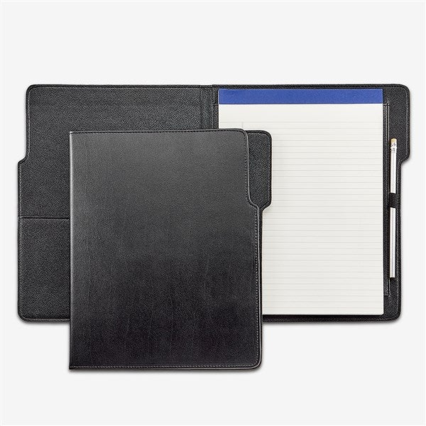 Premium Debossed Leather Padfolio - 28417D