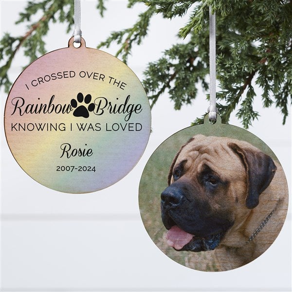 Rainbow Bridge Personalized Pet Memorial Ornaments - 28462