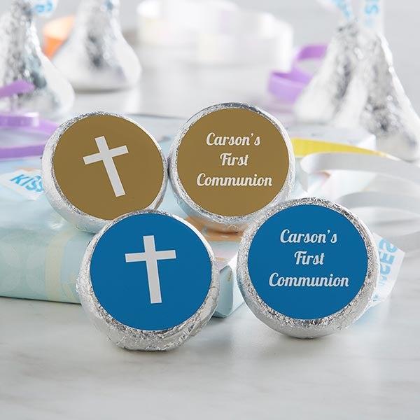 Choose Your Icon First Communion Personalized Candy Stickers - 28651